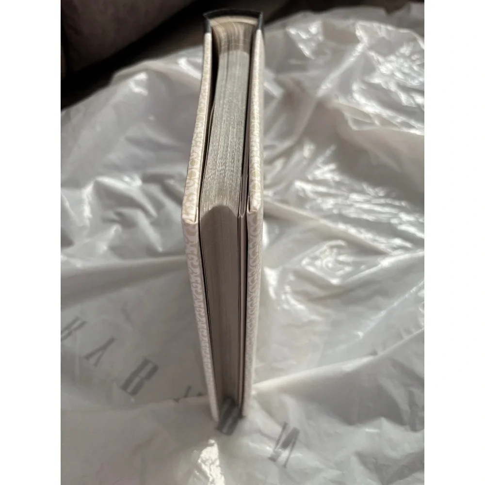Hallmark grey hardcover page
